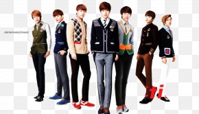 Infinite - School Uniform Model Infinite PNG