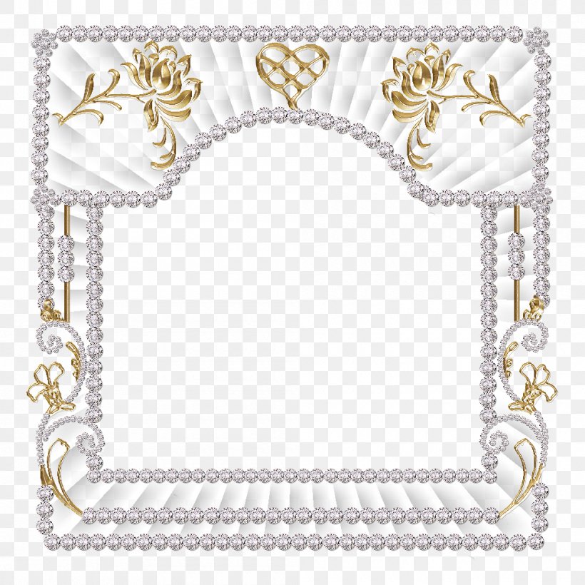 Picture Frames Bling-bling Clip Art, PNG, 1000x1000px, Picture Frames, Blingbling, Body Jewelry, Copying, Decorative Arts Download Free