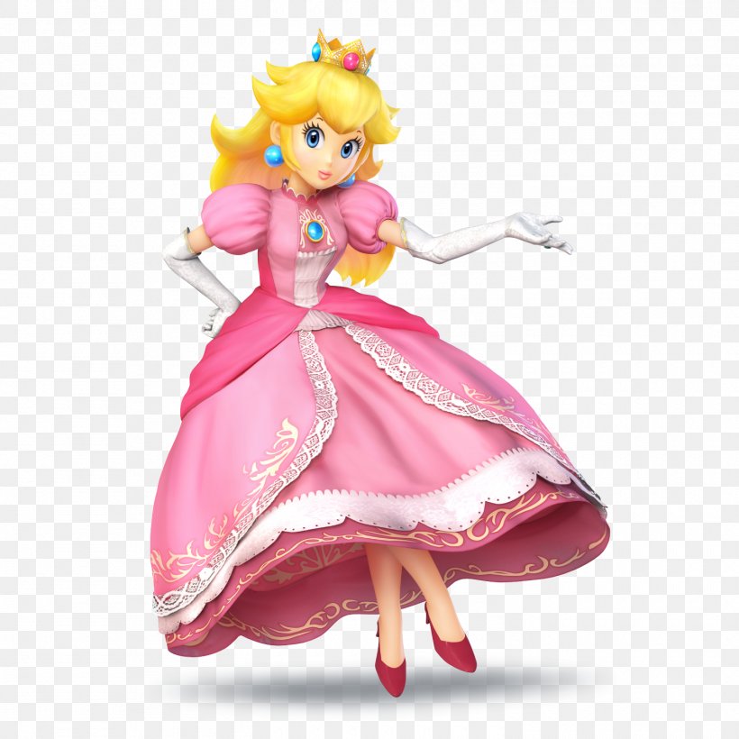 Super Smash Bros. For Nintendo 3DS And Wii U Super Smash Bros. Brawl Princess Peach Super Mario Bros., PNG, 1500x1500px, Super Smash Bros Brawl, Barbie, Doll, Fictional Character, Figurine Download Free