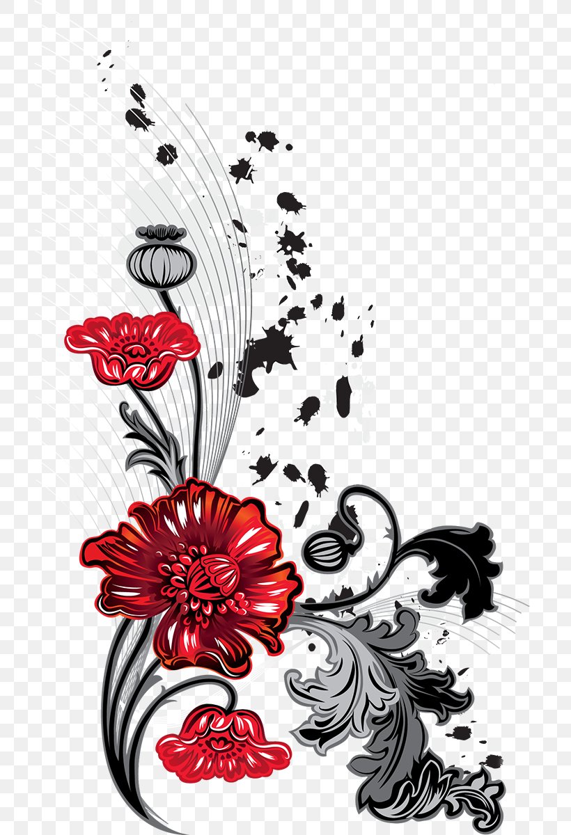 Vector Graphics GIF Clip Art Image, PNG, 721x1200px, Sticker, Art, Black And White, Butterfly, Cut Flowers Download Free