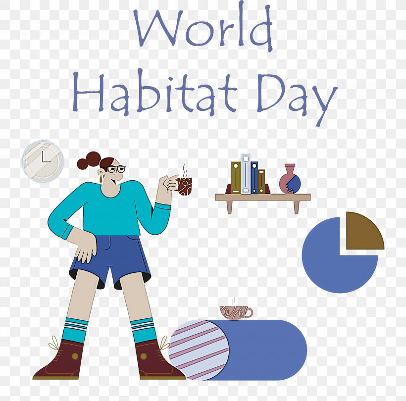 World Habitat Day, PNG, 3000x2967px, World Habitat Day, Behavior, Cartoon, Geometry, Human Download Free