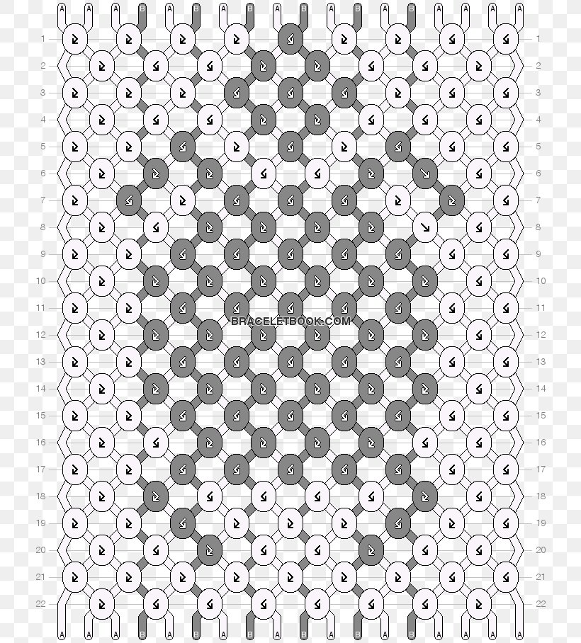 Friendship Bracelet Pattern T-shirt, PNG, 734x908px, Friendship Bracelet, Area, Bead, Black, Black And White Download Free