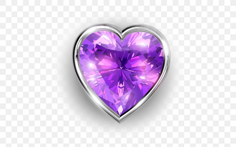 Hearts Diamond Desktop Wallpaper Clip Art, PNG, 512x512px, Hearts, Amethyst, Android, Body Jewelry, Charms Pendants Download Free