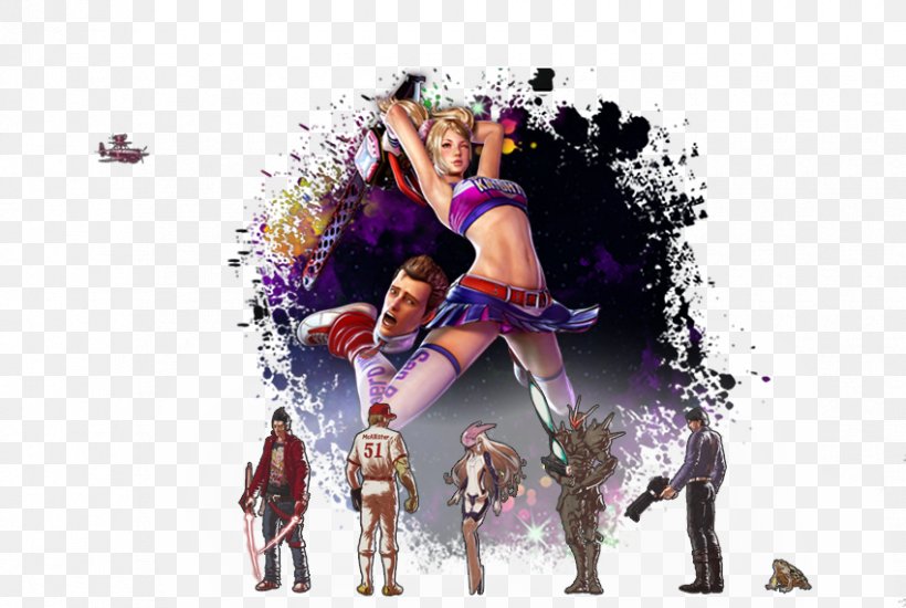 Lollipop Chainsaw No More Heroes God Of War: Ascension Grasshopper Manufacture Video Game, PNG, 850x571px, Lollipop Chainsaw, Art, Borderlands 2, Game, Gamestation Download Free