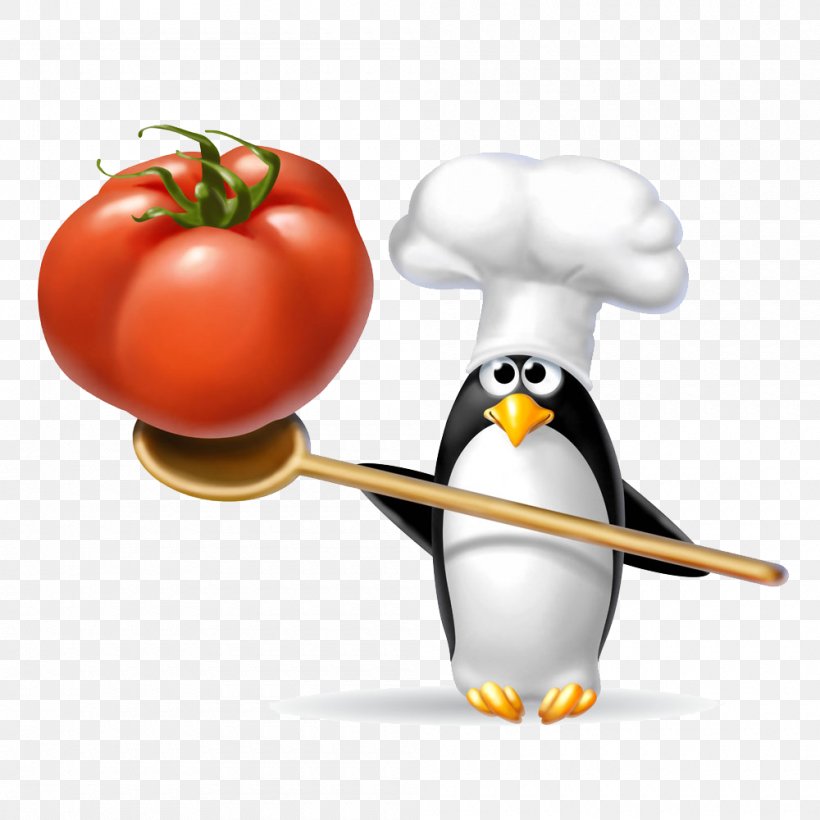 Penguin Chef Animation, PNG, 1000x1000px, Penguin, Animation, Beak, Bird, Chef Download Free