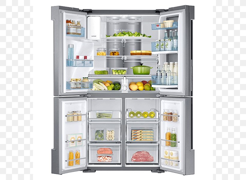 Refrigerator Samsung RF28K9380S Freezers Samsung RF23J9011, PNG, 800x600px, Refrigerator, Display Case, Door, Freezers, Home Appliance Download Free