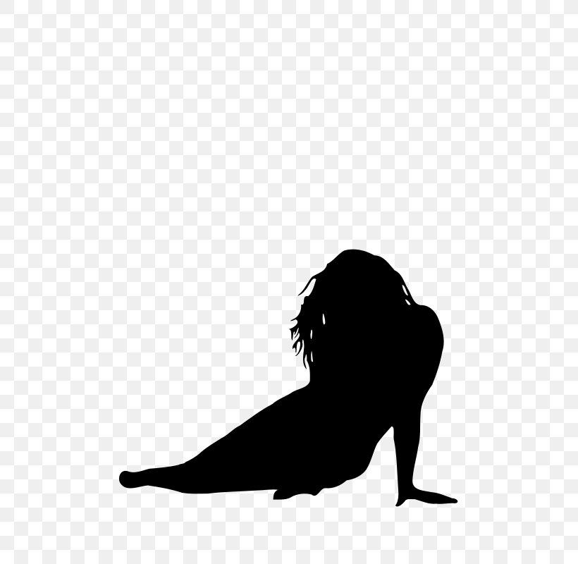 Silhouette Woman Clip Art, PNG, 800x800px, Silhouette, Black, Black And White, Drawing, Female Download Free