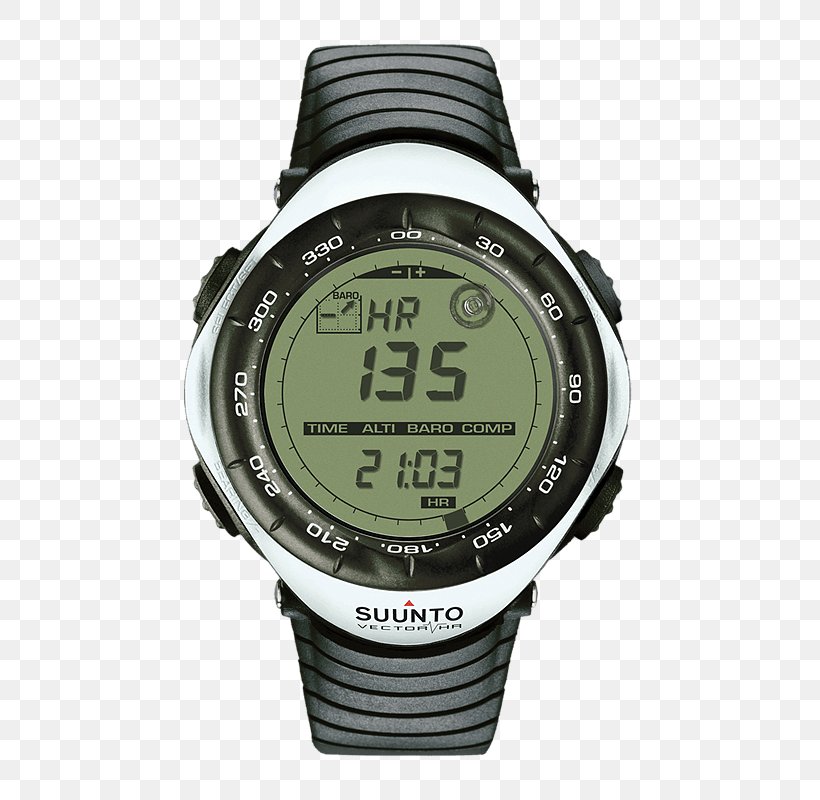 Suunto Oy Watch Heart Rate Monitor Suunto Vector HR Sport, PNG, 800x800px, Suunto Oy, Brand, Chronograph, Dive Computer, Gps Watch Download Free