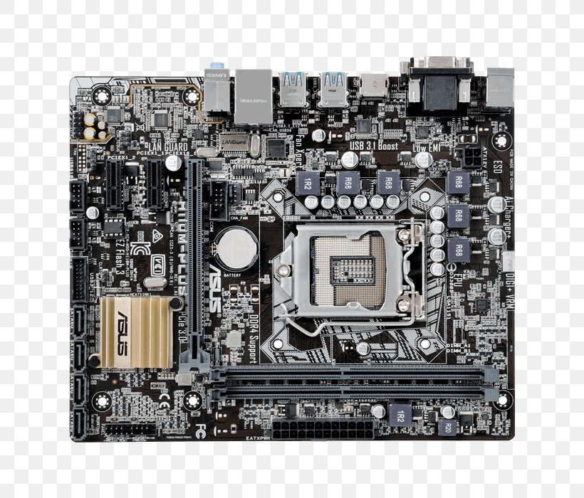 ASUS 90MB0PY0-M0EAY0 Intel H110 Intel Motherboard LGA 1151 MicroATX, PNG, 700x700px, Intel, Asus, Atx, Central Processing Unit, Computer Component Download Free