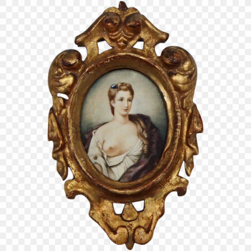 Portrait Miniature Portrait Of Madame Récamier Watercolor Painting, PNG, 940x940px, Portrait Miniature, Antique, Brass, Miniature, Oil Paint Download Free