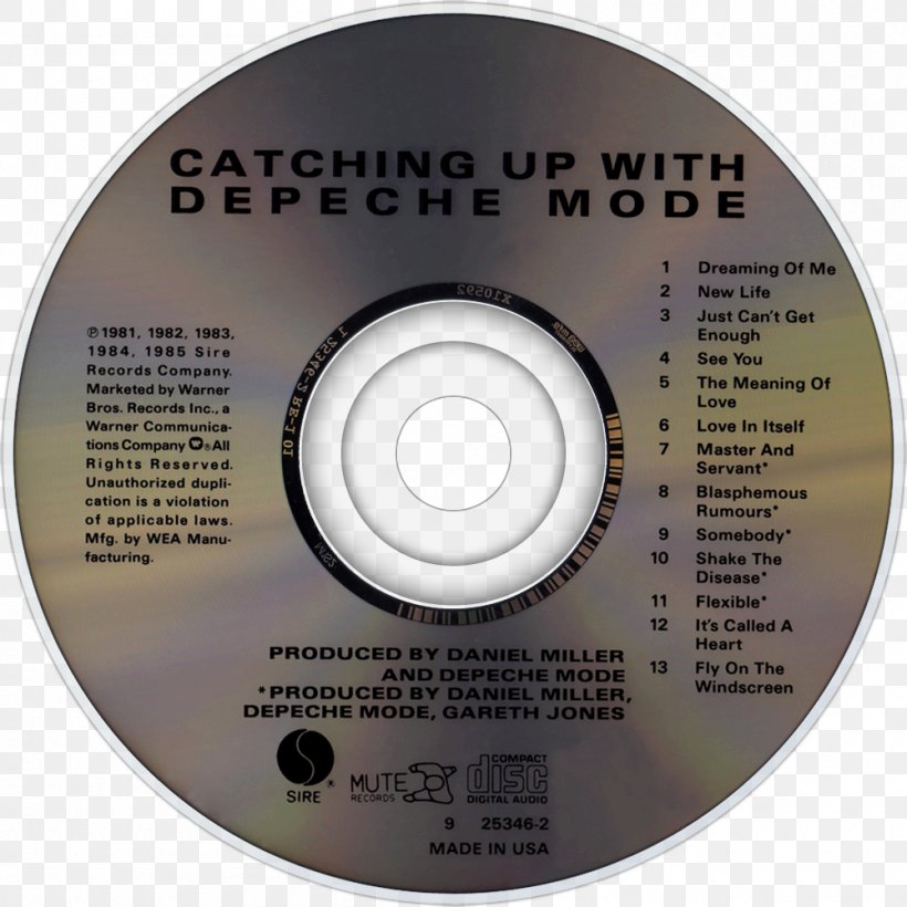 Compact Disc Catching Up With Depeche Mode Album Violator, PNG, 1000x1000px, Compact Disc, Album, Brand, Catching Up With Depeche Mode, Data Storage Device Download Free