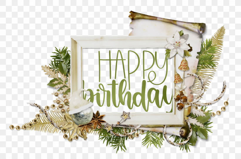 Christmas Day, PNG, 3000x1976px, Birthday, Christmas Card, Christmas Day, Film Frame, Happy Birthday Download Free