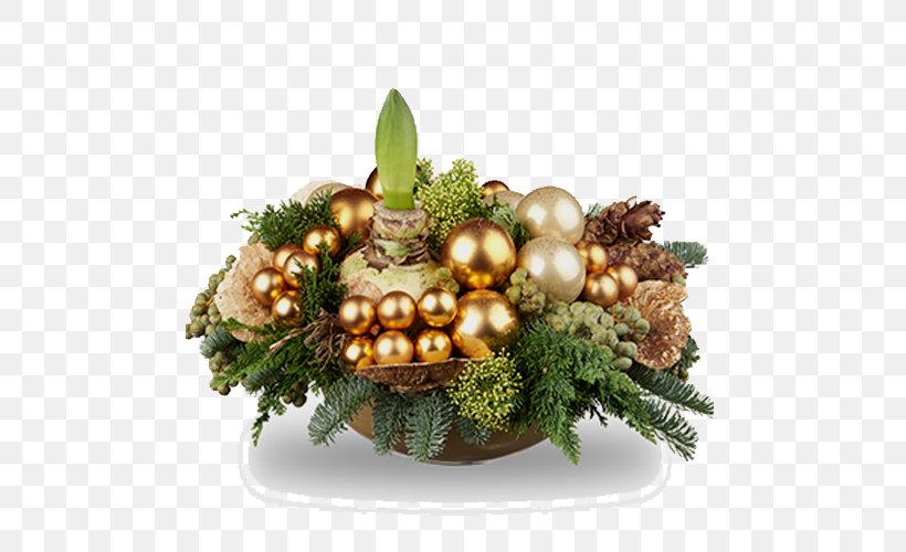 Christmas Ornament Floral Design Amaryllis Kerststuk, PNG, 500x500px, Christmas Ornament, Amaryllis, Bulb, Christmas, Christmas Decoration Download Free