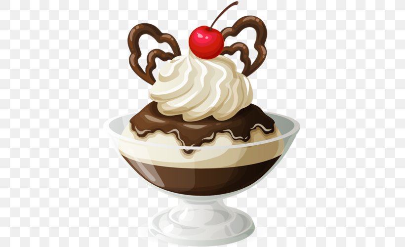 Ice Cream Cones Sundae Strawberry Ice Cream, PNG, 500x500px, Ice Cream, Chocolate, Chocolate Ice Cream, Chocolate Pudding, Chocolate Syrup Download Free