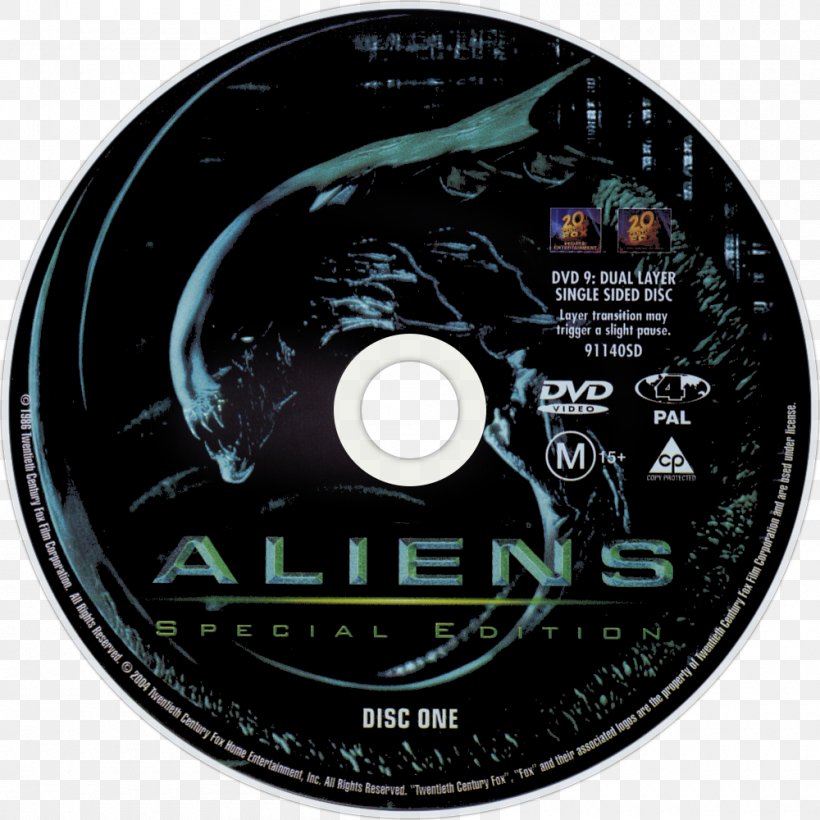 Compact Disc HD DVD Alien Film, PNG, 1000x1000px, Compact Disc, Alien, Alien 3, Alien Resurrection, Aliens Download Free