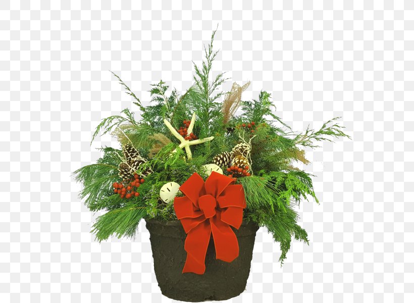 Cut Flowers Floral Design Floristry Flowerpot, PNG, 635x600px, Flower, Cedar, Christmas Decoration, Christmas Ornament, Craft Download Free