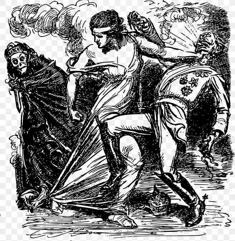 Black Death Combat Clip Art, PNG, 2332x2400px, Black Death, Art, Black And White, Cartoon, Combat Download Free