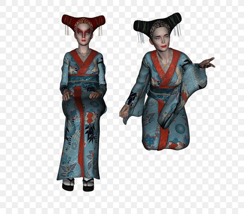 Geisha Kimono Kyoto, PNG, 720x720px, Geisha, Costume, Costume Design, Figurine, Japan Download Free