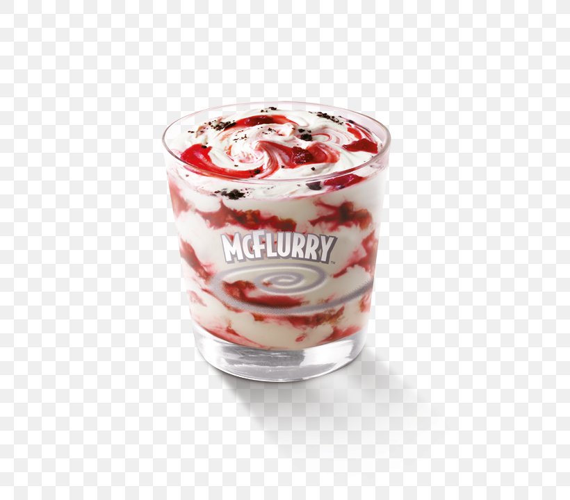 Ice Cream Milkshake Sundae McFlurry, PNG, 720x720px, Cream, Dessert, Flavor, Food, Frozen Dessert Download Free