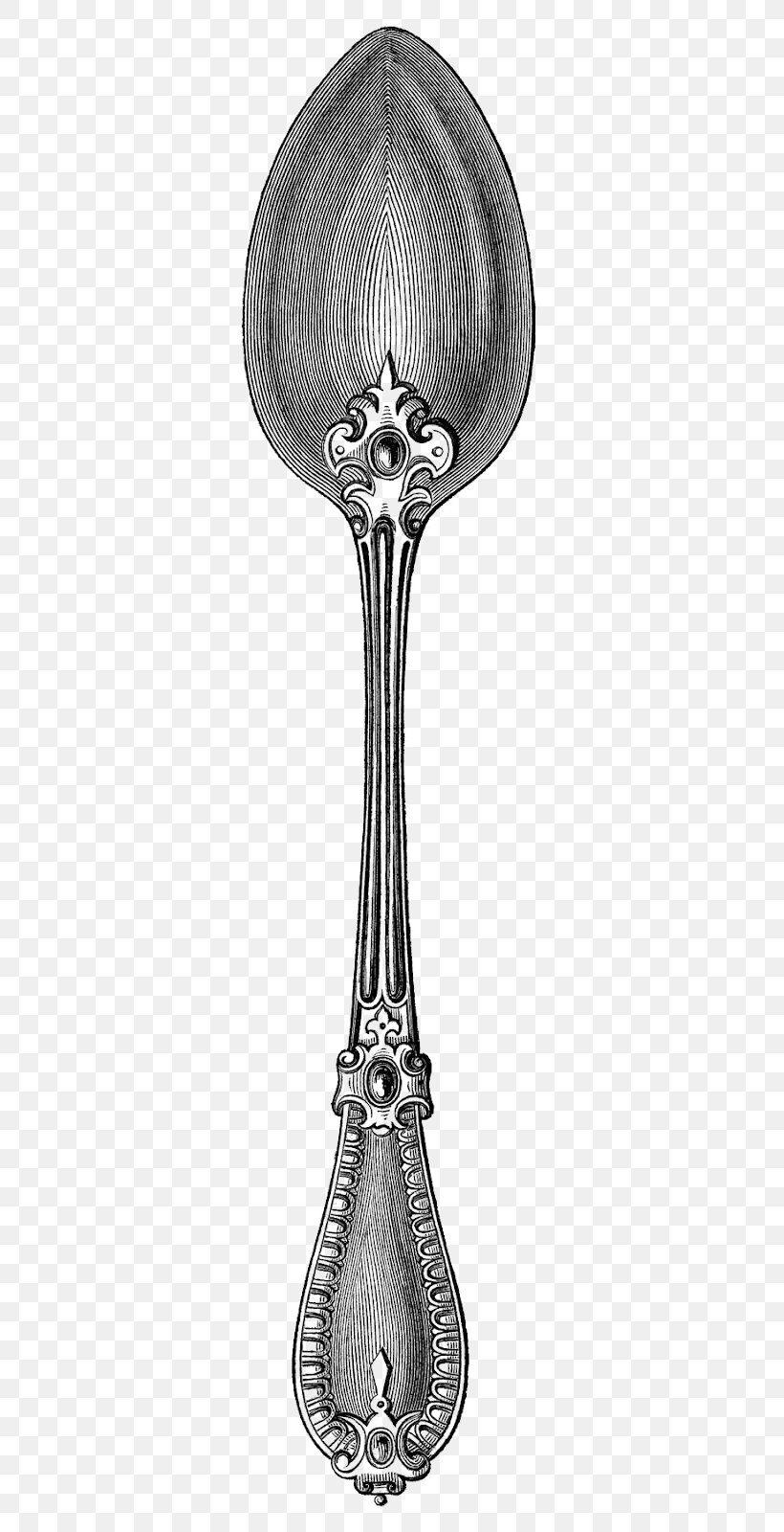 Knife Spoon Fork Cutlery Clip Art, PNG, 365x1600px, Knife, Black And White, Cutlery, Drawing, Fork Download Free