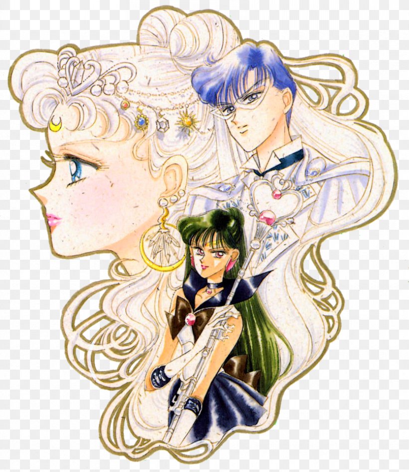 Sailor Pluto Sailor Moon Tuxedo Mask Chibiusa Sailor Uranus, PNG, 833x960px, Watercolor, Cartoon, Flower, Frame, Heart Download Free