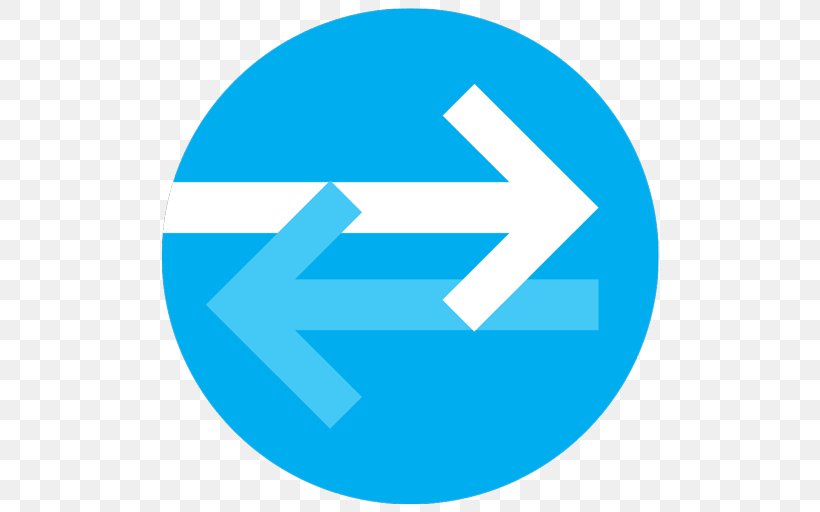 Sign Arrow Symbol Computer File Clip Art, PNG, 512x512px, Sign, Aqua, Area, Bicycle, Blue Download Free