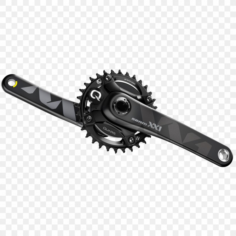 Bicycle Cranks SRAM Corporation Cycling Power Meter Quarq / SRAM, PNG, 1000x1000px, Bicycle Cranks, Bicycle, Bicycle Drivetrain Part, Bicycle Part, Bicycle Shop Download Free