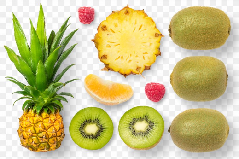 Pineapple Kiwifruit Vegetarian Cuisine Slice, PNG, 3000x2000px, Pineapple, Ananas, Bromeliaceae, Diet Food, Food Download Free