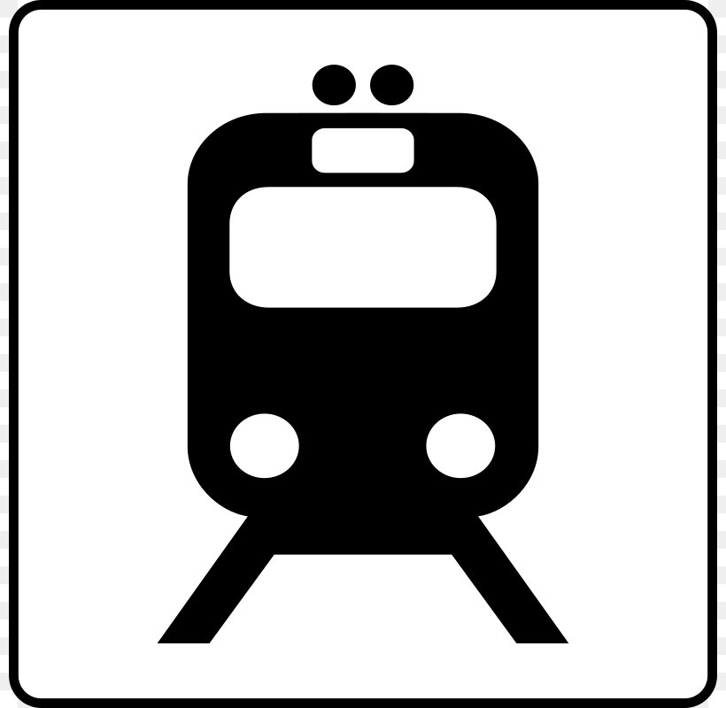 Rail Transport Train Tram Clip Art, PNG, 800x800px, Rail Transport, Area, Black, Public Transport, Scalable Vector Graphics Download Free