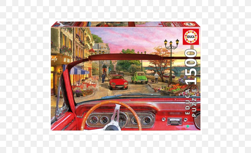 Jigsaw Puzzles Car Educa Borràs Game, PNG, 500x500px, Jigsaw Puzzles, Art, Automotive Design, Automotive Exterior, Board Game Download Free