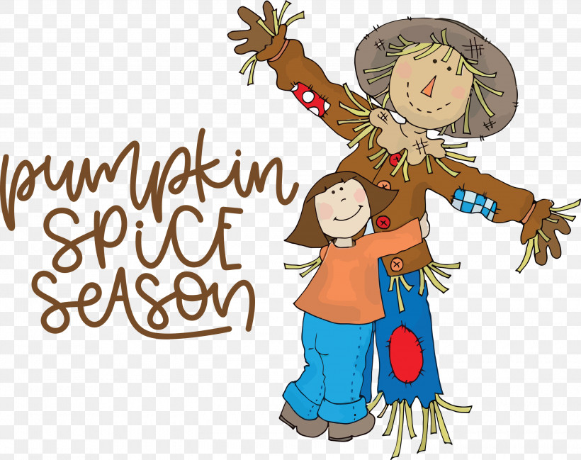 Autumn Pumpkin Spice Season Pumpkin, PNG, 3000x2378px, Autumn, Animation, Cartoon, Chicken, Christmas Day Download Free