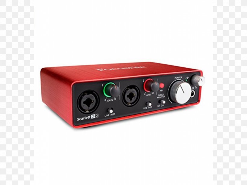 Microphone Focusrite Scarlett 2i2 2nd Gen Sound Cards & Audio Adapters, PNG, 960x720px, Watercolor, Cartoon, Flower, Frame, Heart Download Free