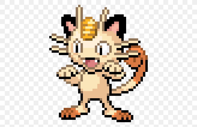 Pokémon Gold And Silver Pokémon X And Y Meowth Lapras, PNG, 530x530px, Meowth, Art, Bead, Charizard, Drawing Download Free
