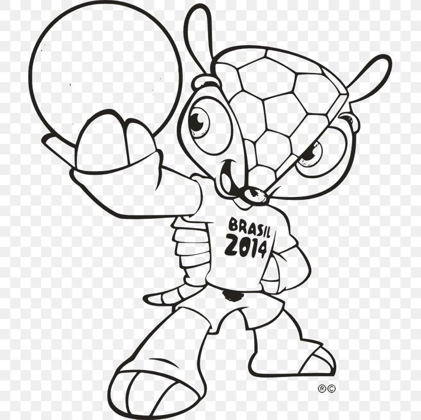 2018 World Cup 2014 FIFA World Cup World Cup Colouring Coloring Book Fuleco, PNG, 709x817px, Watercolor, Cartoon, Flower, Frame, Heart Download Free