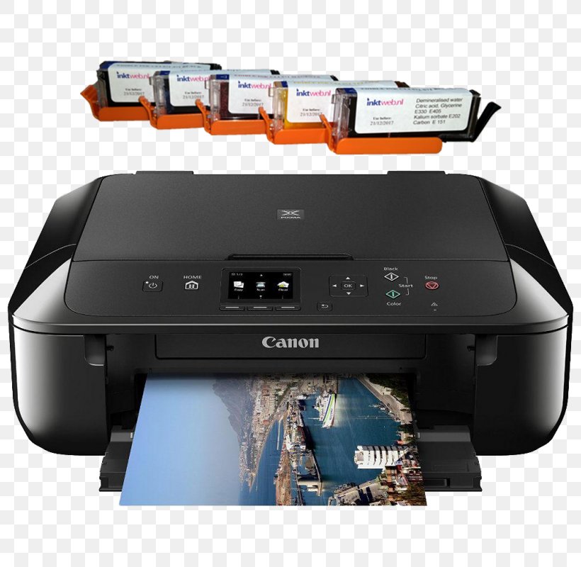 Canon PIXMA MG5750 Printer Inkjet Printing ピクサス, PNG, 800x800px, Canon, Airprint, Computer, Electronic Device, Electronics Download Free