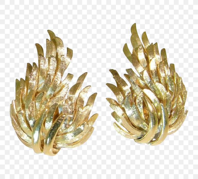 Earring 1950s Jewellery Gold Vintage Clothing, PNG, 740x740px, Earring, Antique, Brooch, Colored Gold, Craft Download Free