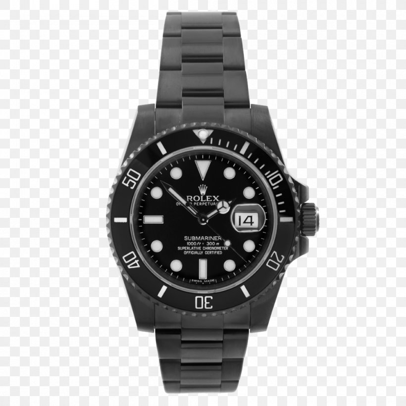 Rolex Submariner Rolex Datejust Rolex GMT Master II Rolex Daytona Rolex Sea Dweller, PNG, 1000x1000px, Rolex Submariner, Automatic Watch, Black, Brand, Diving Watch Download Free