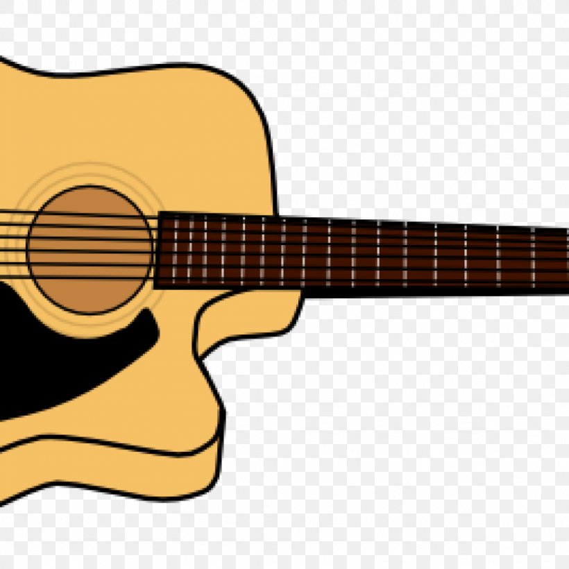 Acoustic Guitar Cartoon Animation Clip Art, PNG, 1024x1024px, Watercolor, Cartoon, Flower, Frame, Heart Download Free