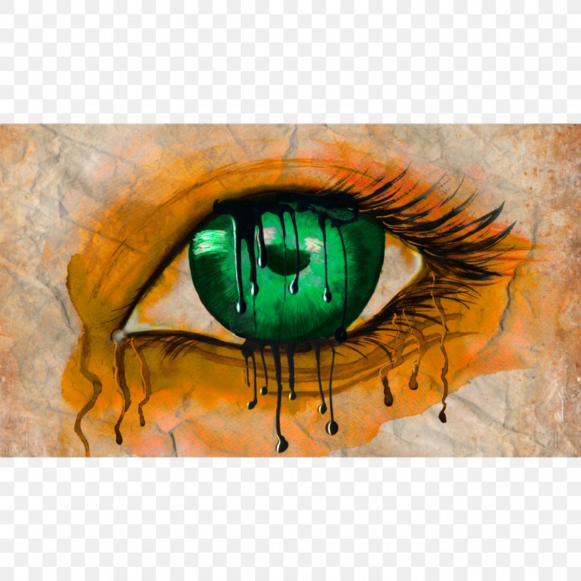 Drawing Painting Eye Canvas Print, PNG, 1280x1280px, Watercolor, Cartoon, Flower, Frame, Heart Download Free