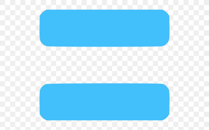 Equals Sign Equality Mathematical Notation Symbol Clip Art, PNG, 512x512px, Equals Sign, Aqua, Area, Azure, Blue Download Free