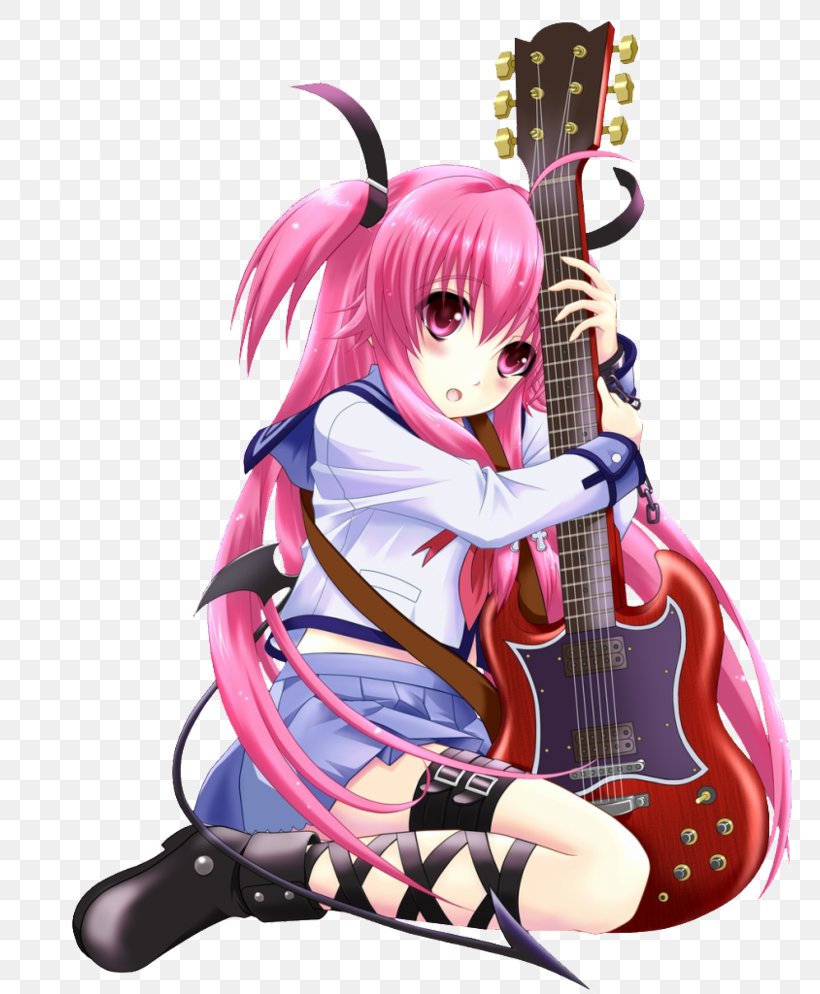 Hideki Hinata Yui Girls Dead Monster Guitar, PNG, 803x994px, Watercolor, Cartoon, Flower, Frame, Heart Download Free