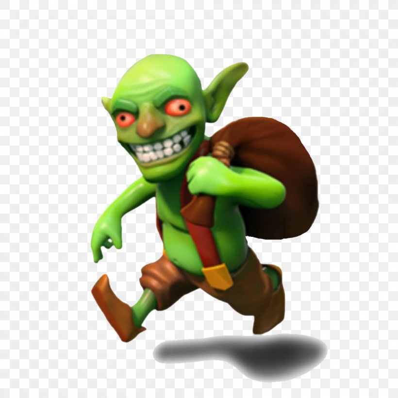 Clash Of Clans Clash Royale Goblin Video Game Castle Clash, PNG, 1000x1000px, Clash Of Clans, Action Figure, Barbarian, Castle Clash, Clash Royale Download Free