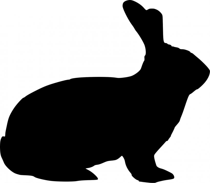 Easter Bunny Hare Rabbit Silhouette Clip Art, PNG, 1600x1399px, Easter Bunny, Art, Black, Black And White, Cartoon Download Free