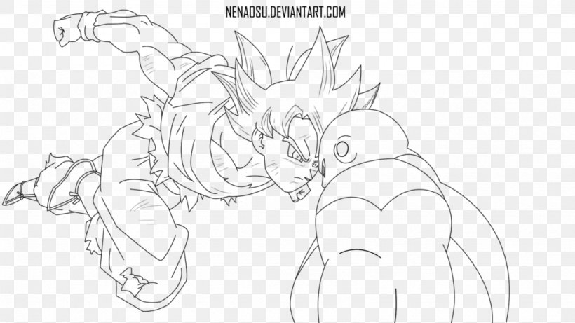 Goku Line Art Drawing Sketch, PNG, 1024x576px, Watercolor, Cartoon, Flower, Frame, Heart Download Free