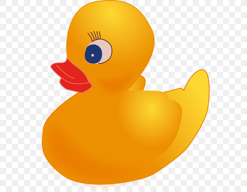 Rubber Duck Clip Art Image, PNG, 572x640px, Duck, Bath Toy, Beak, Bird, Ducks Geese And Swans Download Free