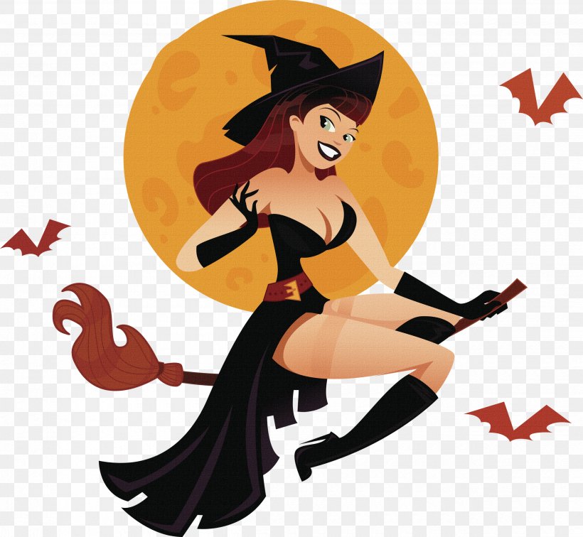 Witchcraft Clip Art, PNG, 2500x2305px, Witch, Art, Broom, Fictional Character, Line Art Download Free