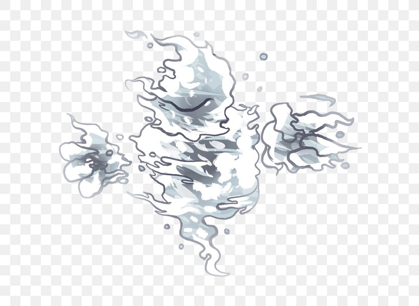 Drawing White Visual Arts Water, PNG, 600x600px, Drawing, Art, Black And White, Organism, Visual Arts Download Free