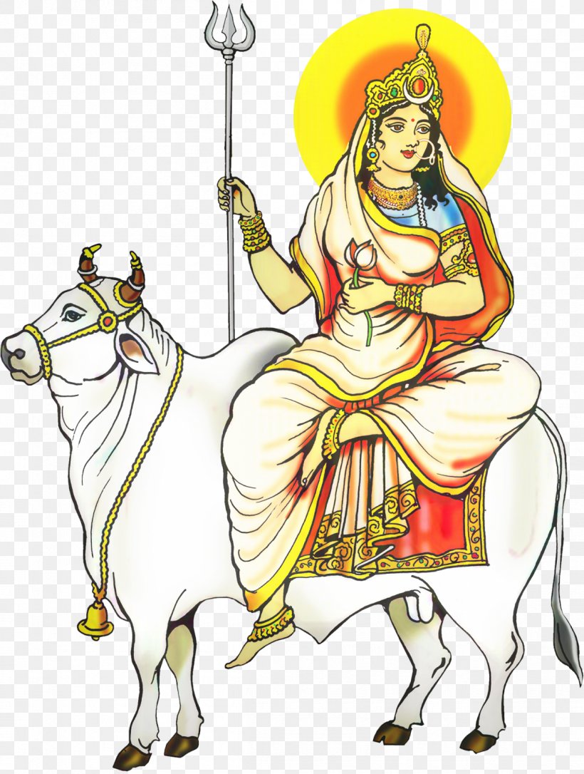 Shailaputri Navaratri Navadurga Devi, PNG, 1208x1600px, Shailaputri, Art, Brahmacharini, Costume Design, Devi Download Free