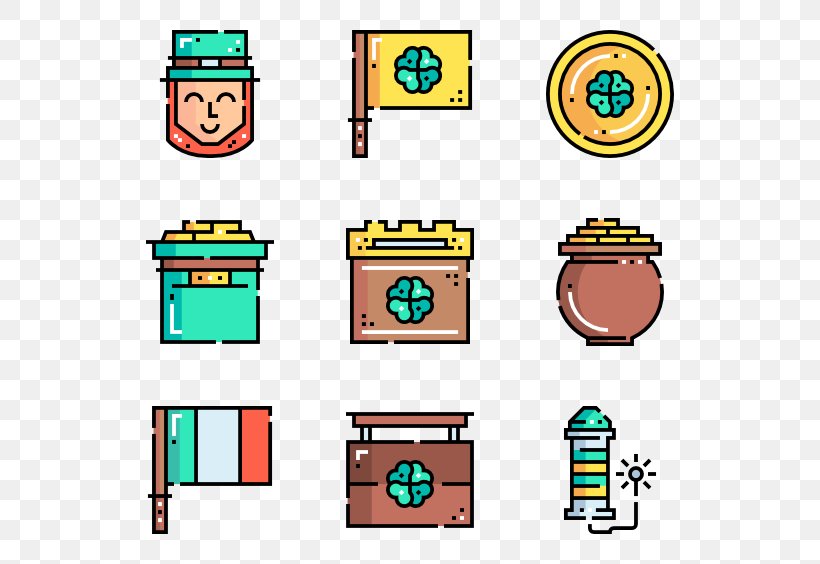 Vector Graphics Computer Icons Saint Patrick's Day Clip Art Portable Network Graphics, PNG, 600x564px, Republic Of Ireland, Area, Ireland, Irish People, Play Download Free