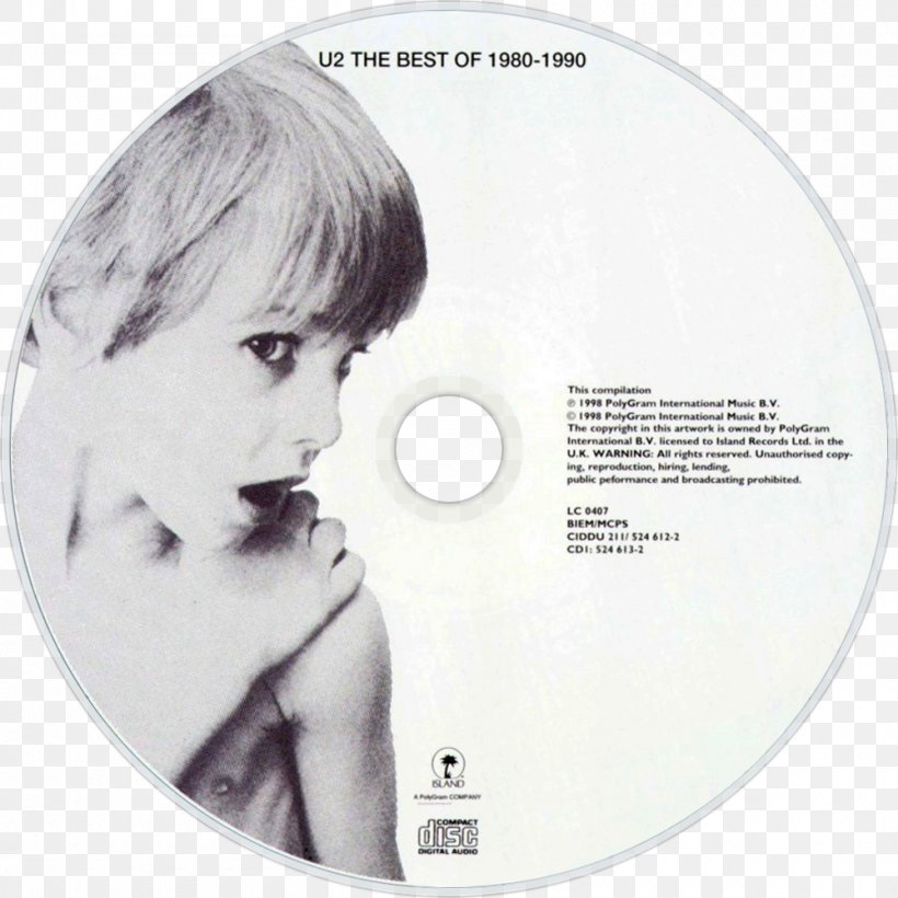 Compact Disc The Best Of 1980–1990 U2 The Best Of 1990-2000 I Will Follow, PNG, 1000x1000px, Watercolor, Cartoon, Flower, Frame, Heart Download Free